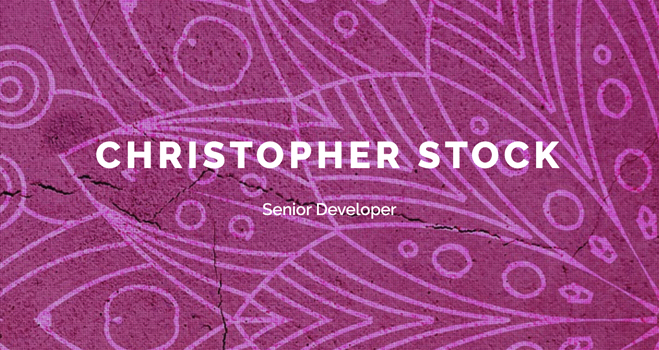 Christopher Stock 🧘🏼‍ 🕉️ 💜 Senior Software Developer